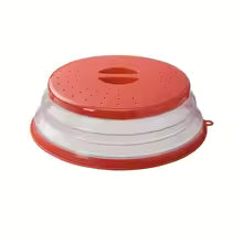 Collapsible Microwave Food Cover Splash Proof Cooking Lid