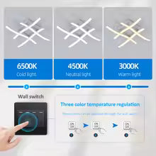 Modern 24W LED Ceiling Light 3 Color Adjustable Lighting.